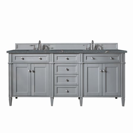A large image of the James Martin Vanities 650-V72-3PBL Urban Gray