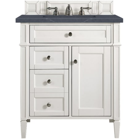 A large image of the James Martin Vanities 655-V30-3CSP Bright White