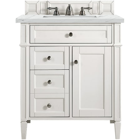 A large image of the James Martin Vanities 655-V30-3ENC Bright White