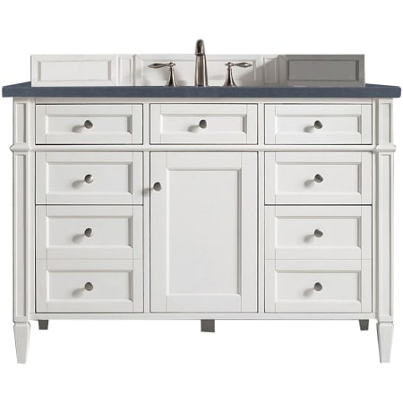 A large image of the James Martin Vanities 655-V48-3CSP Bright White