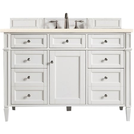 A large image of the James Martin Vanities 655-V48-3EMR Bright White