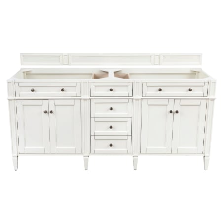 A large image of the James Martin Vanities 655-V72 Bright White