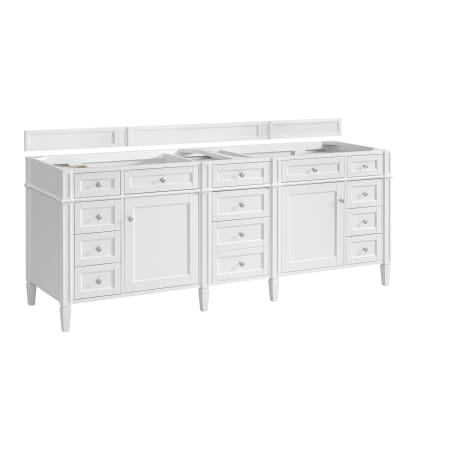 A large image of the James Martin Vanities 655-V84 Bright White
