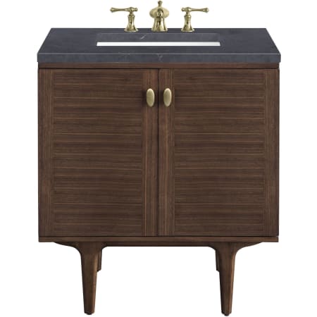 A large image of the James Martin Vanities 670-V30-3CSP Mid-Century Walnut