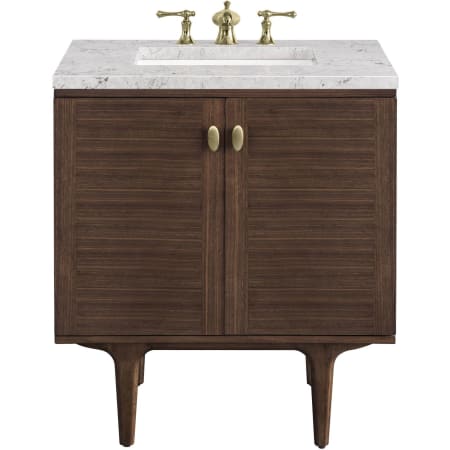 A large image of the James Martin Vanities 670-V30-3EJP Mid-Century Walnut