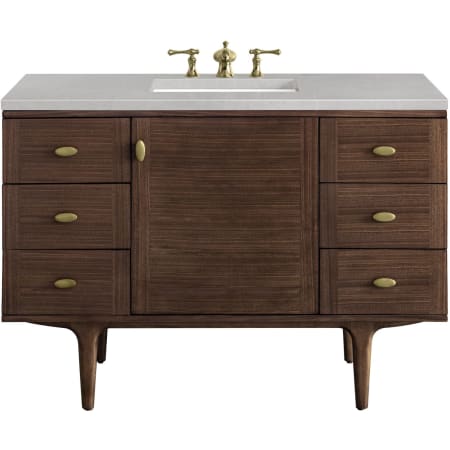 A large image of the James Martin Vanities 670-V48-3ESR Mid-Century Walnut