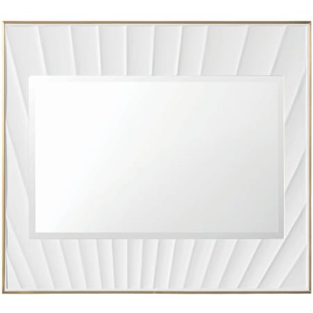 A large image of the James Martin Vanities 710-M36 Matte White with Gold