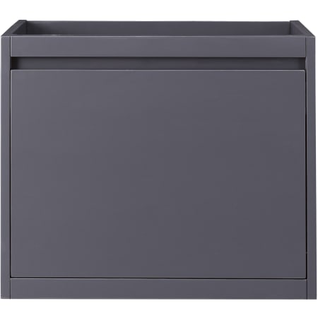 A large image of the James Martin Vanities 801-V23.6 Modern Grey Glossy