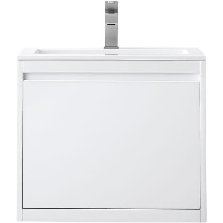 A large image of the James Martin Vanities 801V23.6GW Glossy White
