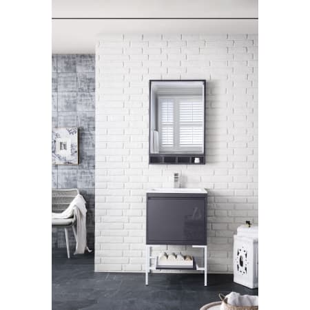 A large image of the James Martin Vanities 801V23.6GWGW Alternate Image