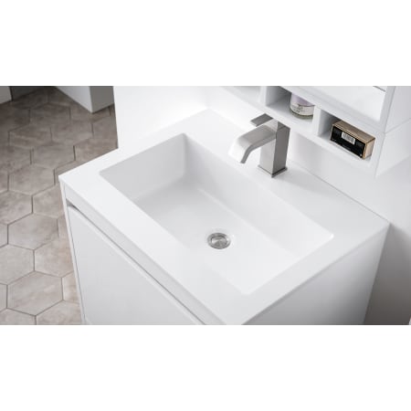 A large image of the James Martin Vanities 801V23.6MBKGW Alternate Image