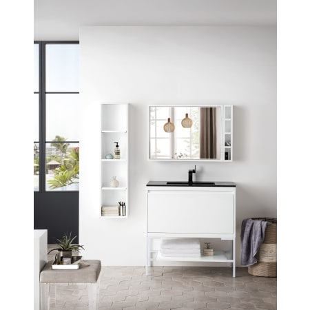 A large image of the James Martin Vanities 801V35.4GWCHB Alternate Image