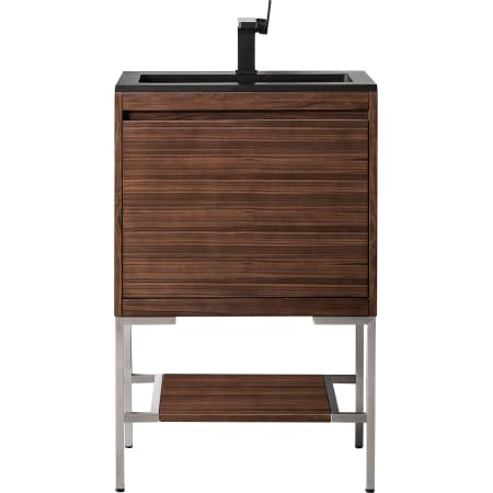 A large image of the James Martin Vanities 805-V23.6-BN-CH Mid-Century Walnut