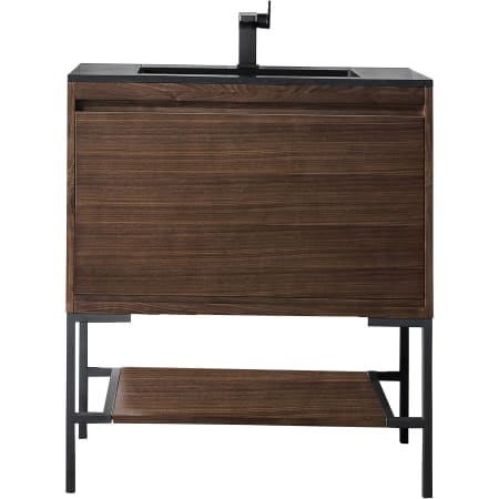 A large image of the James Martin Vanities 805-V31.5-MB-CH Mid-Century Walnut