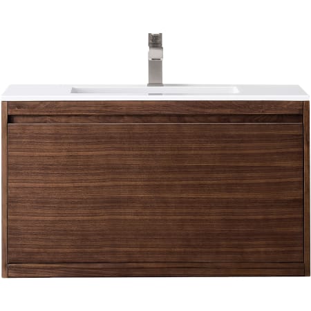 A large image of the James Martin Vanities 805-V35.4-GW Mid-Century Walnut