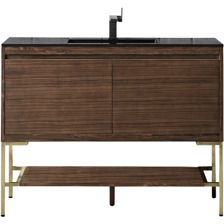 A large image of the James Martin Vanities 805-V47.3-CB-CH Mid-Century Walnut