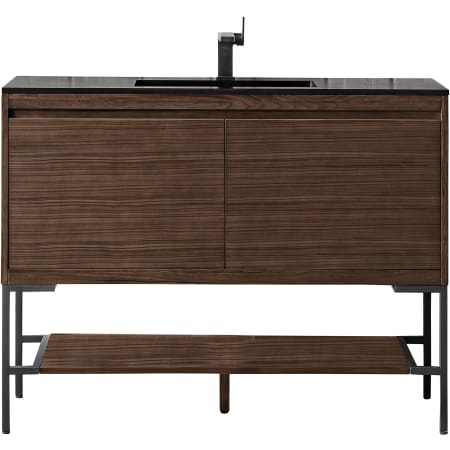 A large image of the James Martin Vanities 805-V47.3-MB-CH Mid-Century Walnut