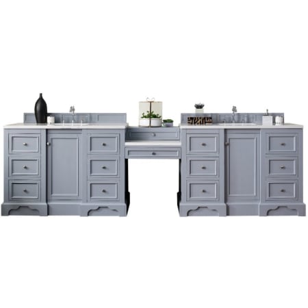 A large image of the James Martin Vanities 825-V118-DU-CAR Silver Gray