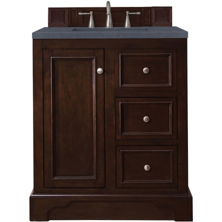 A large image of the James Martin Vanities 825-V30-3CSP Burnished Mahogany