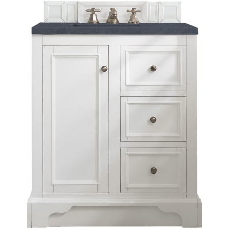 A large image of the James Martin Vanities 825-V30-3CSP Bright White