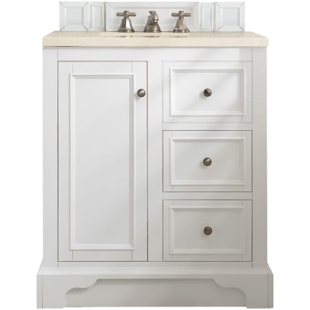 A large image of the James Martin Vanities 825-V30-3EMR Bright White