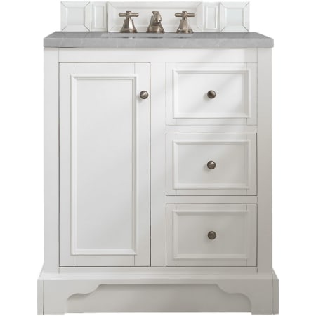 A large image of the James Martin Vanities 825-V30-3ESR Bright White