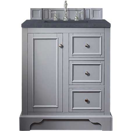A large image of the James Martin Vanities 825-V30-3CSP Silver Gray