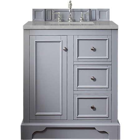 A large image of the James Martin Vanities 825-V30-3ESR Silver Gray