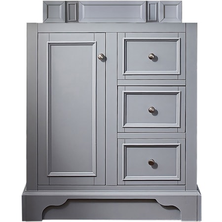 A large image of the James Martin Vanities 825-V30 Silver Gray