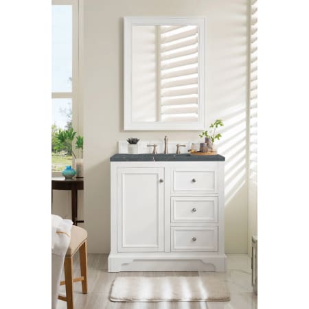 A large image of the James Martin Vanities 825-V36-3PBL Alternate Image