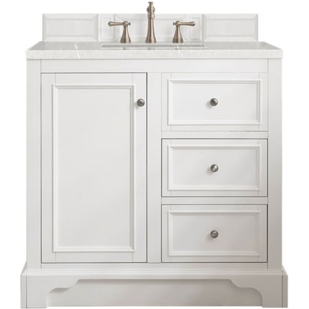 A large image of the James Martin Vanities 825-V36-3ESR Bright White