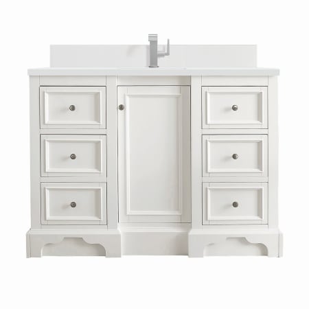 A large image of the James Martin Vanities 825-V48-1WZ Bright White