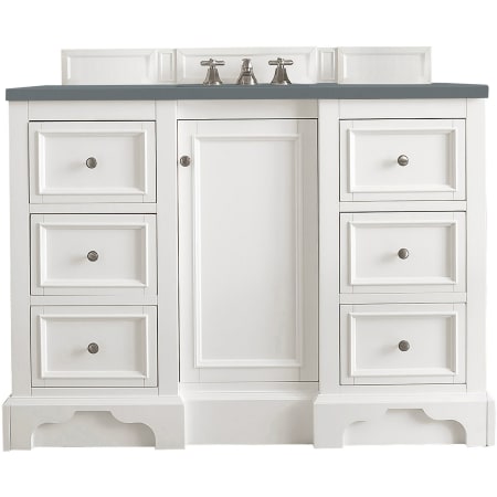 A large image of the James Martin Vanities 825-V48-3CBL Bright White