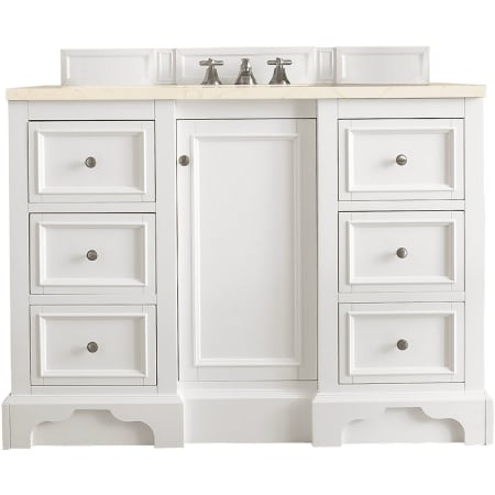 A large image of the James Martin Vanities 825-V48-3EMR Bright White