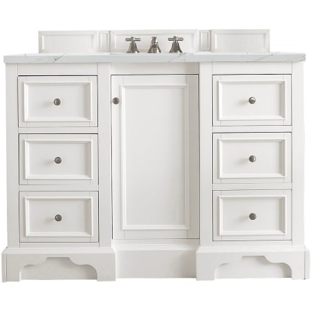 A large image of the James Martin Vanities 825-V48-3ENC Bright White