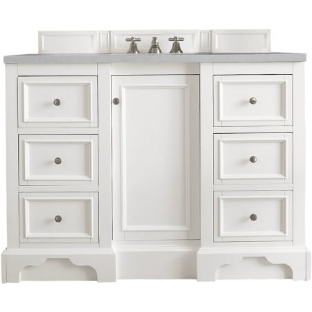 A large image of the James Martin Vanities 825-V48-3ESR Bright White