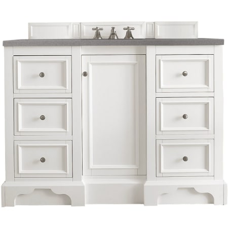 A large image of the James Martin Vanities 825-V48-3GEX Bright White