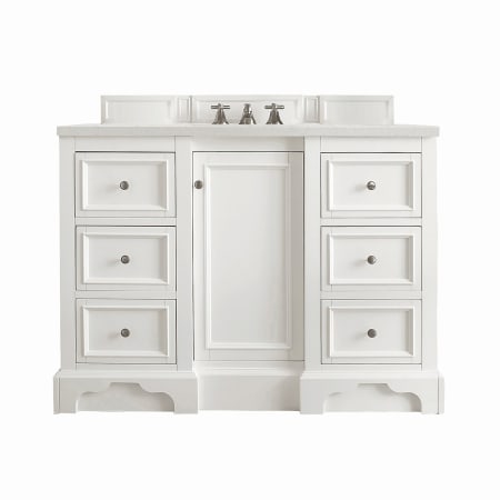 A large image of the James Martin Vanities 825-V48-3LDL Bright White