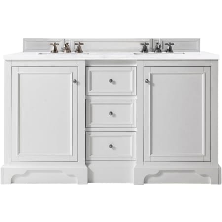 A large image of the James Martin Vanities 825-V60D-3AF Bright White