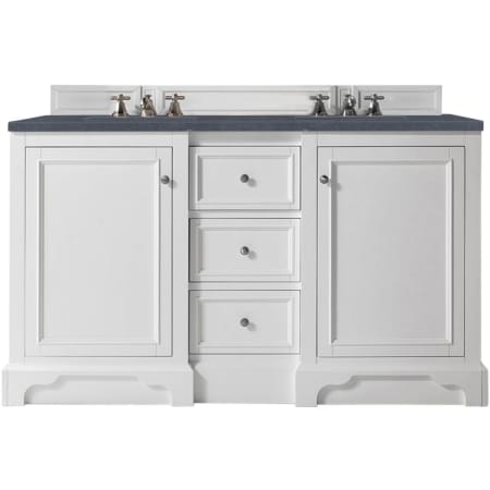 A large image of the James Martin Vanities 825-V60D-3CSP Bright White