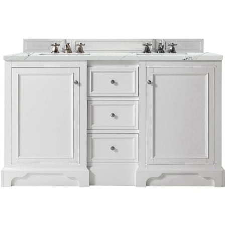 A large image of the James Martin Vanities 825-V60D-3ENC Bright White
