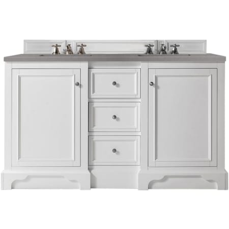 A large image of the James Martin Vanities 825-V60D-3GEX Bright White