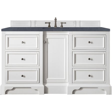 A large image of the James Martin Vanities 825-V60S-3CSP Bright White