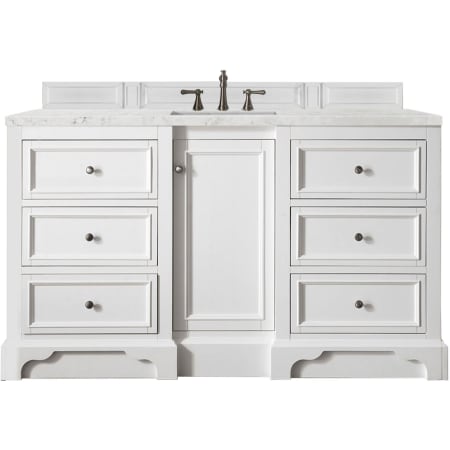 A large image of the James Martin Vanities 825-V60S-3EJP Bright White