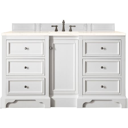 A large image of the James Martin Vanities 825-V60S-3EMR Bright White