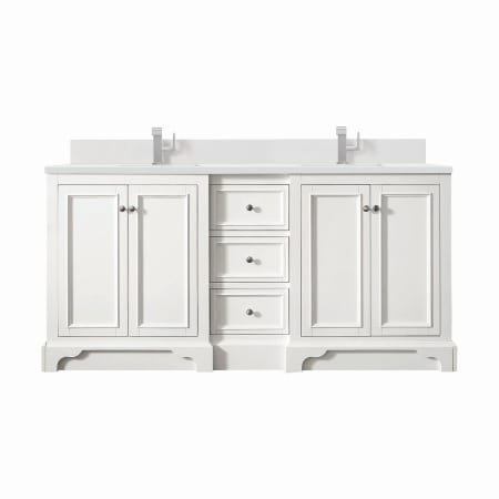 A large image of the James Martin Vanities 825-V72-1WZ Bright White
