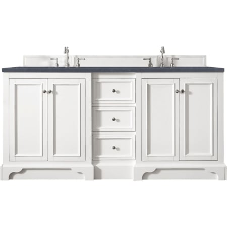 A large image of the James Martin Vanities 825-V72-3CSP Bright White