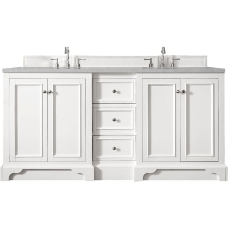 A large image of the James Martin Vanities 825-V72-3ESR Bright White