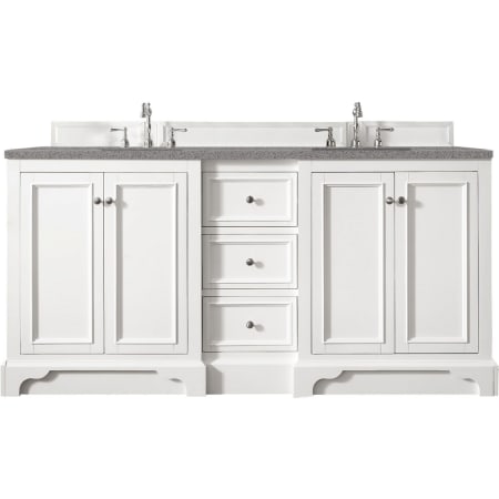A large image of the James Martin Vanities 825-V72-3GEX Bright White