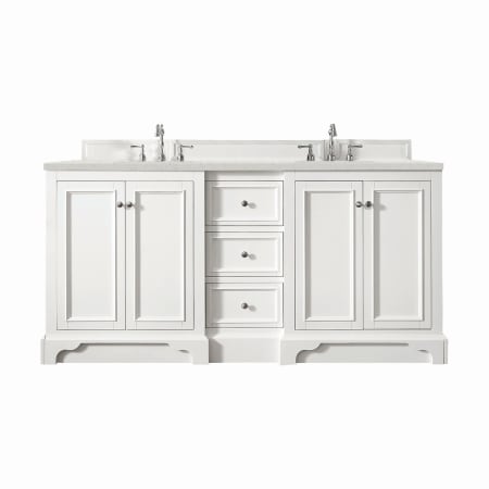 A large image of the James Martin Vanities 825-V72-3LDL Bright White